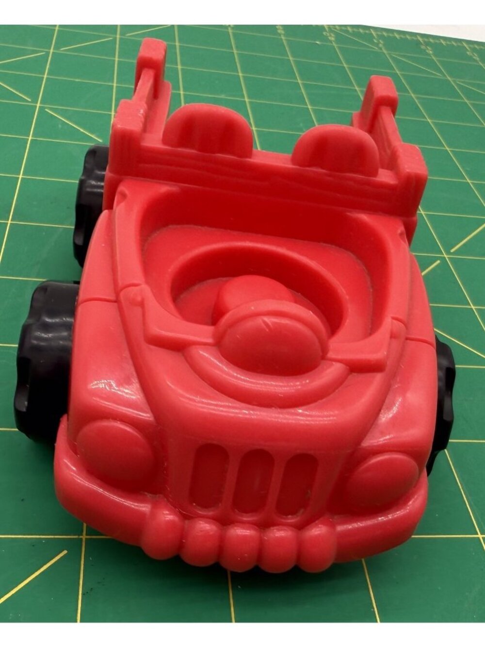2001 Vintage Fisher Price Little People Red Pickup Truck